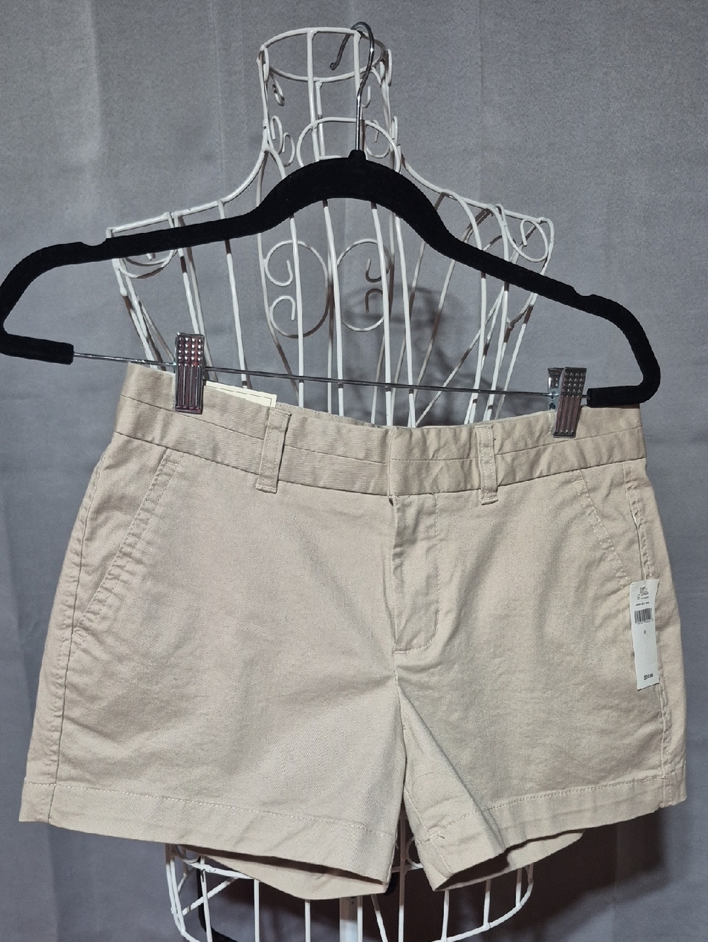 GAP Women's Beige Khaki The 3 Inch City Shorts